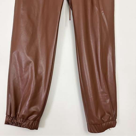 The Reset R Label Vegan Leather Joggers - Picture 6 of 12
